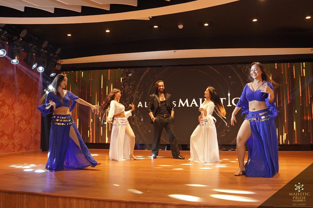 Bollywood Dancers at Majestic Pride Casino Sri Lanka